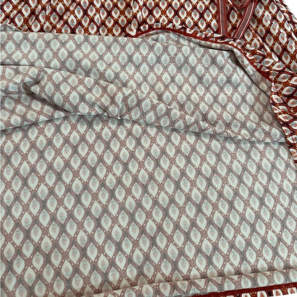 Max Studio Women's Smocked Sleeve Size M Wrap Dress - Picture 13 of 17